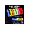 Glow Kalın Bileklik 12’li Set | Baskıya Uygun Renkli Model