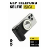Bluetooth Manyetik Telefon Yapıştırma Kavrama Halka Dolgu Işığı İle Magsafe Selfie Klips