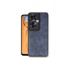 Oppo Reno 11f Kılıf Aras Deri Kapak - Lacivert