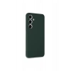 Samsung Galaxy S24 Fe Kılıf Nano İçi Kadife Silikon - Koyu Yeşil