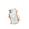 Samsung Galaxy A06 Joke Simli Magneticsafe Kılıf - Gold