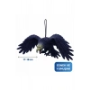 Asılabilir Lateks Kartal Dekor Süsü Siyah 17-18 Cm