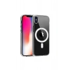 İphone X Kılıf Magneticsafe Şeffaf Silikon - Şeffaf