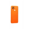 Oppo A15 Kılıf Nano İçi Kadife Silikon - Turuncu