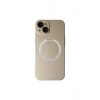 İphone 14 Plus Kılıf Jack Magneticsafe Lens Silikon - Gold