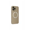 İphone 14 Pro Kılıf Jack Magneticsafe Lens Silikon - Gold