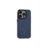 İphone 15 Pro Kılıf Anka Pc Magneticsafe Sert Metal Kapak - Lacivert