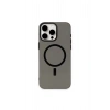İphone 15 Pro Kılıf Anka Pc Magneticsafe Sert Metal Kapak - Siyah