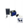 3IN1 - SOLAR 2İN1 SABİT EL FENERİ - RADYO - MP3 BLUETOOTH - USB/ TF PORT - 4 PARÇA AMPUL KABLOLU -