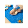 40*50 cm Silikon Ölçekli Kullanımı Kolay Hamur Açma Matı Ekmek Mantı Makarna Hamuru Yoğurma Matı (53