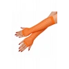 80’ler 90’lar Retro Turuncu File Parmaksız Eldiven 26 Cm