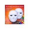 Boyanabilir Surat Model Maske – Lastikli | Kendin Tasarla