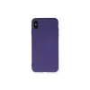 İphone Xs Max Kılıf Nano İçi Kadife Silikon - Mor