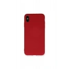 İphone Xs Max Kılıf Nano İçi Kadife Silikon - Kırmızı