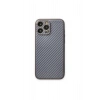 İphone 13 Pro Max Kılıf Coco Karbon Silikon - Gri