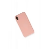 İphone X Kılıf Nano İçi Kadife Silikon - Pudra