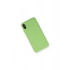 İphone Xs Max Kılıf Nano İçi Kadife Silikon - Açık Yeşil