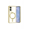 Samsung Galaxy S25 Edge Kross Magneticsafe Kapak - Gold