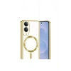 Samsung Galaxy S25 Edge Kross Magneticsafe Kapak - Gold