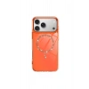 İphone 17 Pro Live Diamond Magsafe Kapak - Turuncu