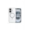 İphone 16 Plus Live Diamond Magsafe Kapak - Şeffaf
