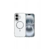 İphone 16 Live Diamond Magsafe Kapak - Şeffaf