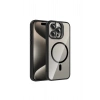 Joko İphone 14 Pro Max Remim Lensli Magsafe Standlı Kapak - Siyah