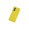 Poco F3 Kılıf Nano İçi Kadife Silikon - Sarı