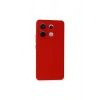 Redmi Note 13 Pro 5g Kılıf Nano İçi Kadife Silikon - Kırmızı