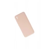 Redmi 9a Kılıf Nano İçi Kadife Silikon - Pudra