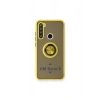 Redmi Note 8 Kılıf Montreal Yüzüklü Silikon Kapak - Sarı