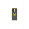 Redmi 12c Kılıf Montreal Yüzüklü Silikon Kapak - Sarı