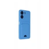 Redmi 13c Kılıf Kelvin Kartvizitli Silikon - Mavi