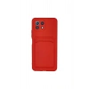 Mi 11 Kılıf Kelvin Kartvizitli Silikon - Kırmızı