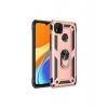 Redmi 9c Kılıf Sofya Yüzüklü Silikon Kapak - Rose
