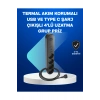 Akıllı Akım Dengelemeli 4’lü Çoklu Priz Type-C ve USB Çıkışlı