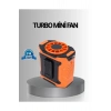 Turbo Mini Taşınabilir Fan – 100 Kademeli Dijital Hız Kontrolü ve Type-C Şarj