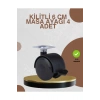 Kilitli Mobilya Ayağı 6 cm 4’lü Set Zemin Korumalı