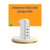 Zaman Kontrollü Şarj Cihazı 30W Hızlı Şarj ve Çoklu USB Çıkışı