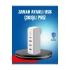 Ev ve Ofis İçin Zaman Kontrollü Çoklu Şarj Cihazı