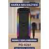 Yüksek Ses Güçlü Kablosuz Hoparlör Karaoke Mikrofonlu