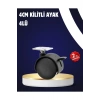 4’lü Kilitli Tekerlek Ayak 4 cm Sessiz ve Dayanıklı