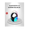 RGB Işıklı Kablosuz Kulaklık Bluetooth 5.3 800mAh Ergonomik IPX4 Dayanıklı