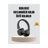Bluetooth Kablosuz Kulak Üstü Kulaklık Katlanabilir Konforlu ve Şık Tasarımlı