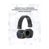 Kablosuz RGB Işıklı Katlanabilir Bluetooth Kulak Üstü Kulaklık