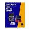 KTF-1428 Solar Enerjiyle Şarj Olabilen Bluetooth Nostalji Hoparlör – Taşınabilir, Güçlü Ses, MP3 Oku