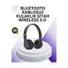 Bluetooth 5.0 Kablosuz Kulak Üstü Kulaklık | Stereo Ses ve Katlanabilir Tasarım