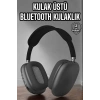 P9 Plus Hi-fi Ses Kalitesi Ayarlanabilir Mikrofonlu Bluetooth Kulaklık Siyah