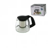 700ML CAM DEMLİK ÇELİK SÜZGEÇLİ - PLASTİK KULP - KAPAK - KROM ÇERÇEVE (5324)