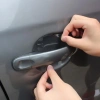 9lu Set Araba Kapı Kolu Koruyucu Çizilme Önleyici Şeffaf Sticker Film Koruma Seti